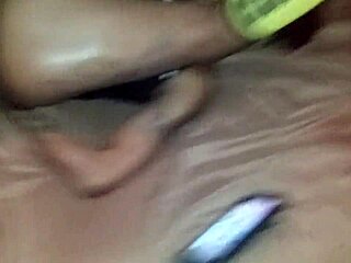 Ebony Beauty Sucks Monster Cock Wetly