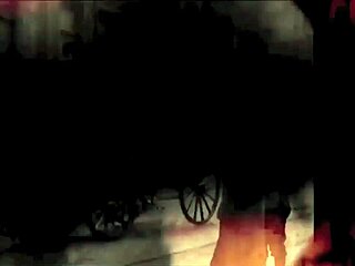 Trio lesbien vintage à Londres avec des chattes poilues en action torride