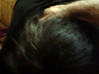 This trans in crossdressing sucks deep throat gorgeously.