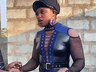 damn, nigerian police woman got me shook