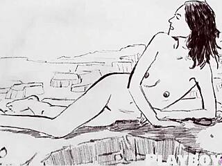 迷人熟女模特Sade Mare户外脱衣，秀出完美身材。