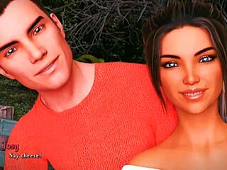 Šukání nové holky z práce v hentai hře