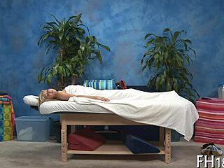 Massage turns into intense sex with tools