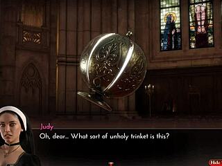 Ehi, cosa ci fa una suora sexy in chiesa? Vuoi giocare a Genesis Order hentai ep 1?