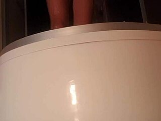 Enjoying a Relaxing Shower Alone