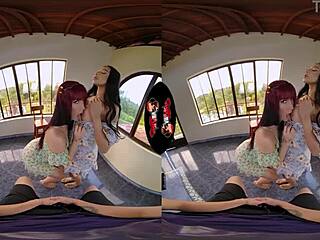 Vrlatina - Two HOT Latinas in Sexy VR Threesome