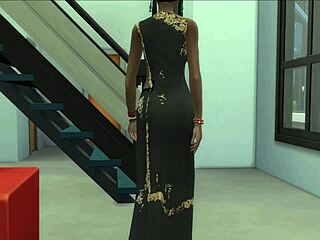 Hey, Hint üvey kardeşler o onu mastürbasyon yaparken yakaladıktan sonra sertçe gidiyor… vahşi! 😲