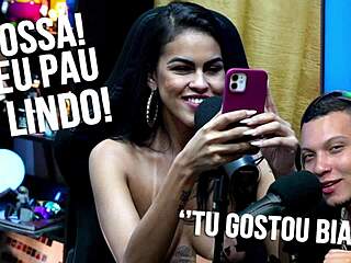 bia hot checks out ruans dick in the shack podcast, did she like it? 😏 complete in sheer on xvideos red