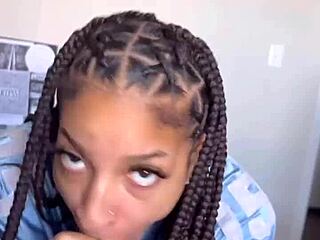 i was doin a sloppy deepthroat on a big cock, bent over in doggystyle, when my stepbrother caught me watchin