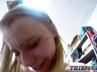 In this blonde police threesome, the lp team gets brought to justice with blowjobs and fucking