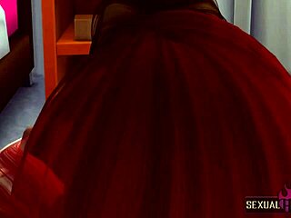 Sexo quente pelo telefone com namorado enquanto madrasta deseja minha buceta nessa animação safada