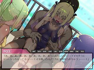 girlfriend bound in training game using all lewd toys part 7