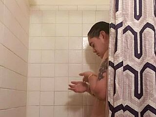 Ex Girlfriend Bathing In Shower Freshly