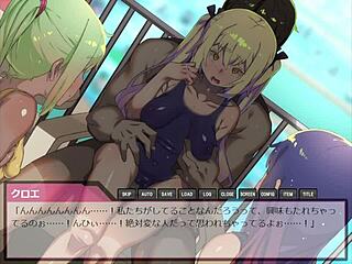 girlfriend bound in training game using all lewd toys part 7