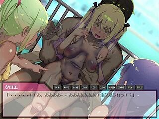 girlfriend bound in training game using all lewd toys part 7