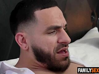 Step-daughter satisfies stepfather with blowjob since stepmother won't