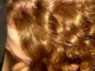 Curly redhead sucks passionately deepthroat 😍