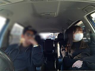 innocent girl confesses exhibitionism during drive car sex
