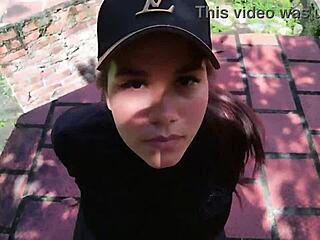 My trainer ends up banging me hard and cums on my big tits