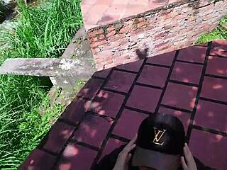 My trainer ends up banging me hard and cums on my big tits