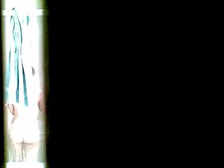 nhi bathes in the shower