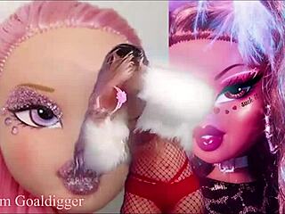 Brarie bratz dall gets hyper-aroused in goon mode 😈