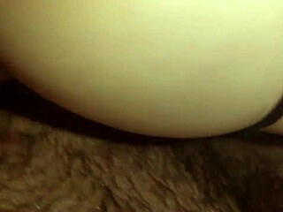 Riding in doggystyle position with wife