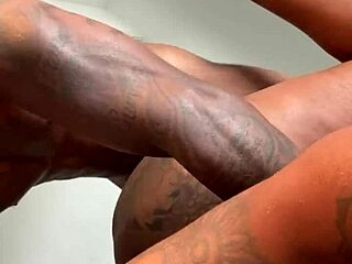 rell star delivers morning backshots to sweet monae's ebony ass