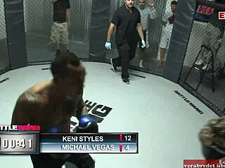 זונה אבוני רזה מזיינת חזק בזירת אגרוף!