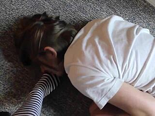 Why does Eric endure ballbusting, CBT, and trampling under teen femdom feet?