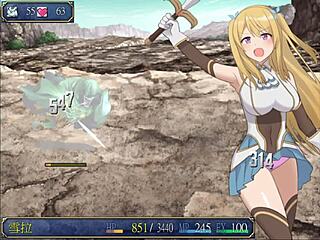 Sheila defeated at mountaintop has sex and gets creampie