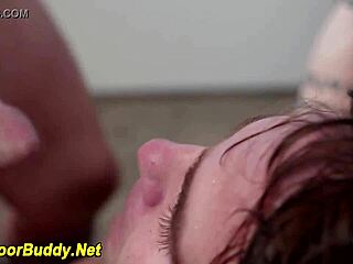 jock swallows everything from that big cock