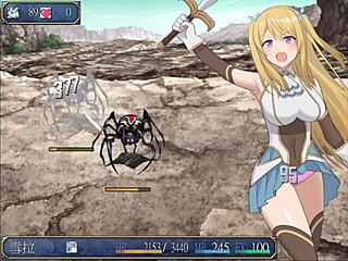 Sheila defeated at mountaintop has sex and gets creampie