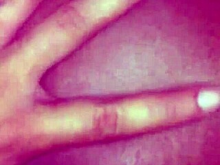 my fiancée spreads her wet pussy, reaching orgasm with cum