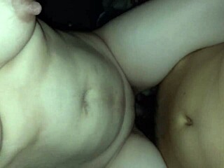 Wife rides passionately in intimate bedroom scene.