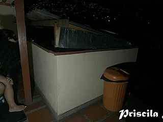 my curvy girlfriend craves outdoor gazebo sex