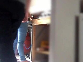 i get hot in the kitchen and love standing ass sex with cumshot