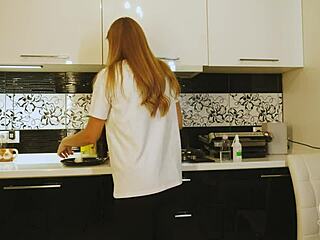 Sexy Blonde Eats Egg Food Fetish!