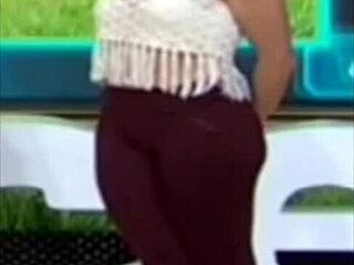 Mexican TV Host's Big Ass Display
