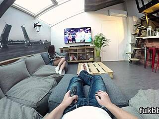 Wicked nympho masturbates her pussy then gets licked and fucked in POV