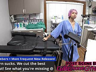 Aria Nicole podstupuje katetrizáciu od doktora Tampu počas sterilizácie v girlsgonegynocom vo floridskom nemocnici