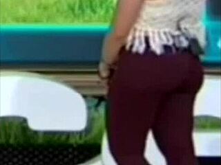 Mexican TV Host's Big Ass Display
