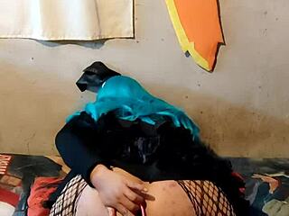 naughty bunny girl in wild action