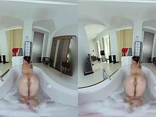 slutty european girlfriend soaped up for hardcore missionary sex