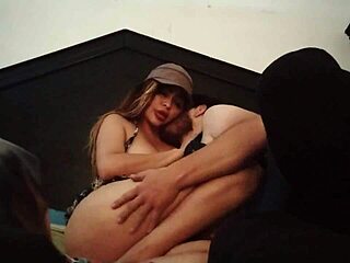 Curvy Blonde with Big Tits Shows Off Her Massive Chest in Action