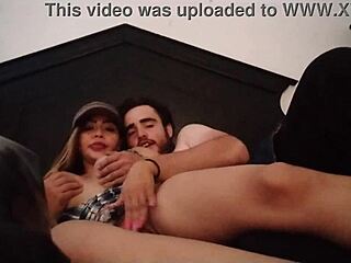 Curvy Blonde with Big Tits Shows Off Her Massive Chest in Action