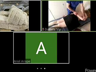 Emotional Massage Session with Woman on Live Zoom Chat