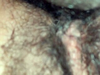 I cummed in my neighbr's hairy pussy and filled it up