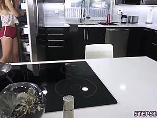 Blonde Teen Anal Threesome with Family