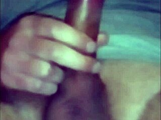 Horny guy jerks off long cock close up and cums moaning 😍